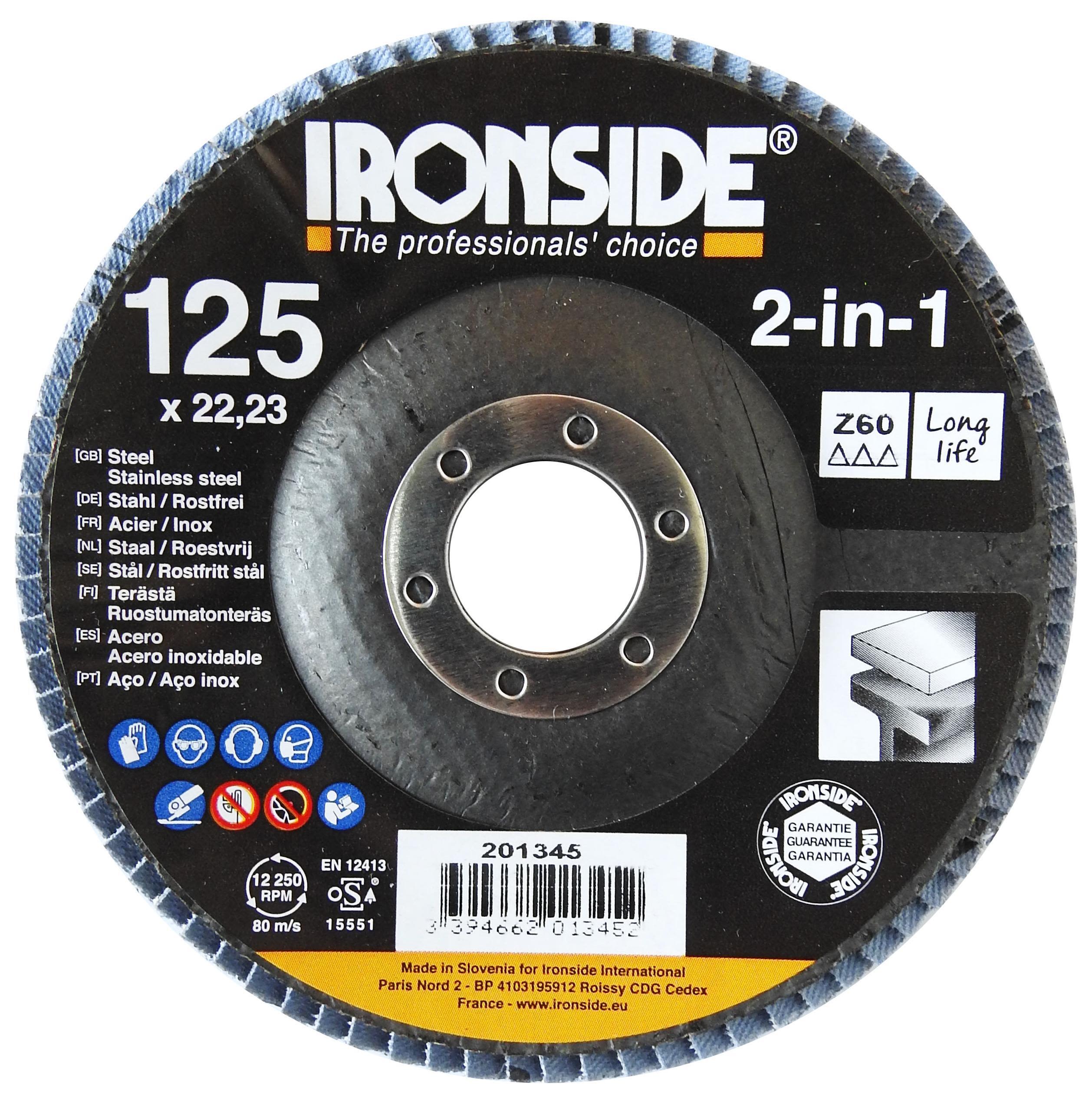 Ironside 201345 Lamellrondell 125 mm Z60