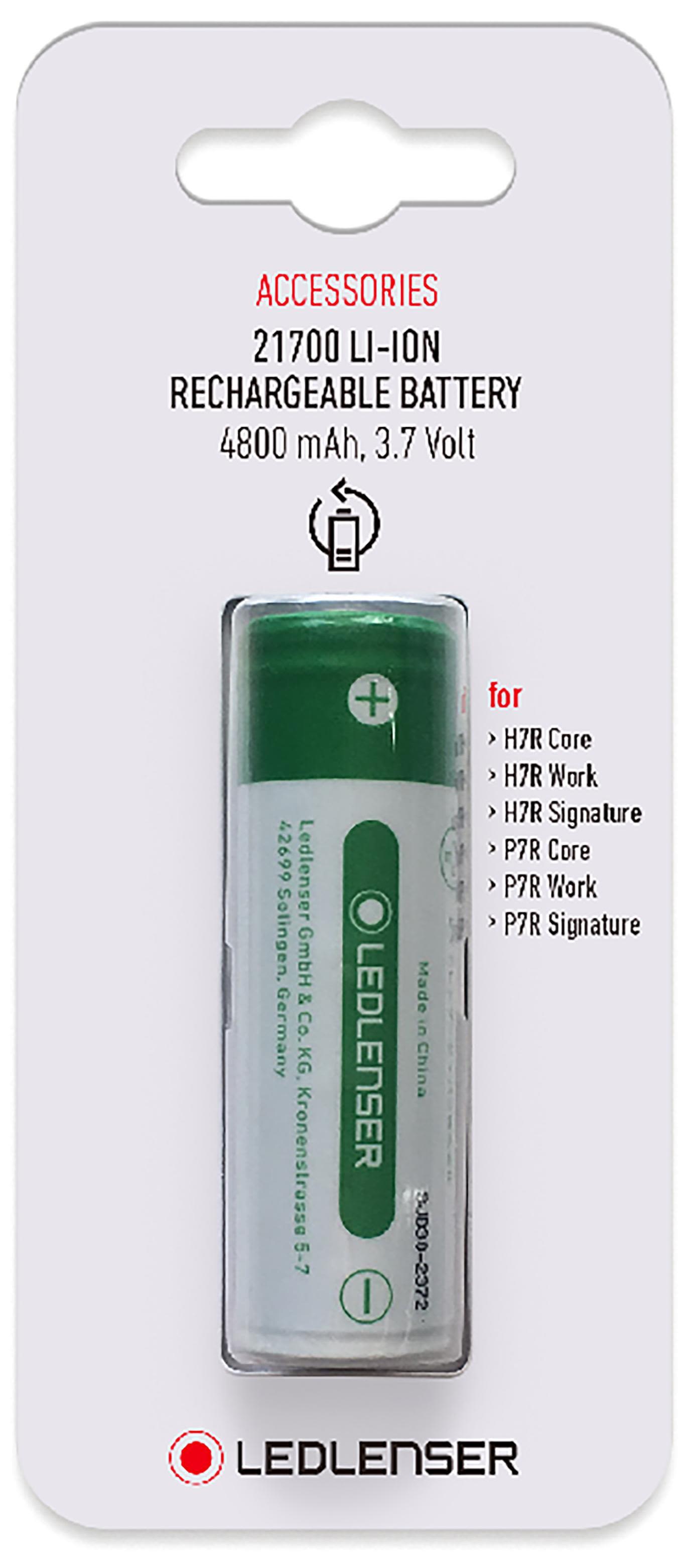 Led Lenser LL502262 Batteri 21700, Li-ion
