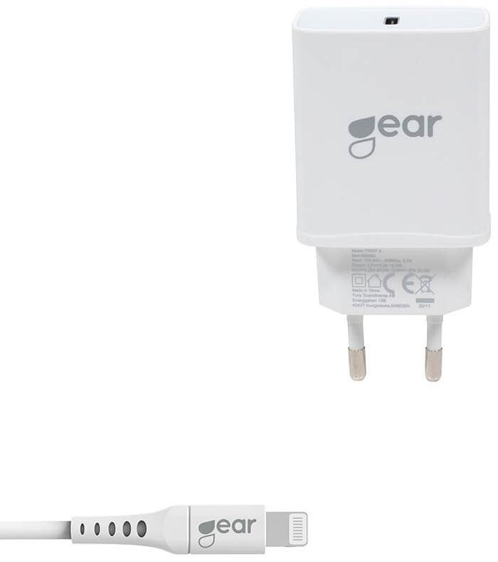Gear 665114 Vægoplader med 1 m kabel