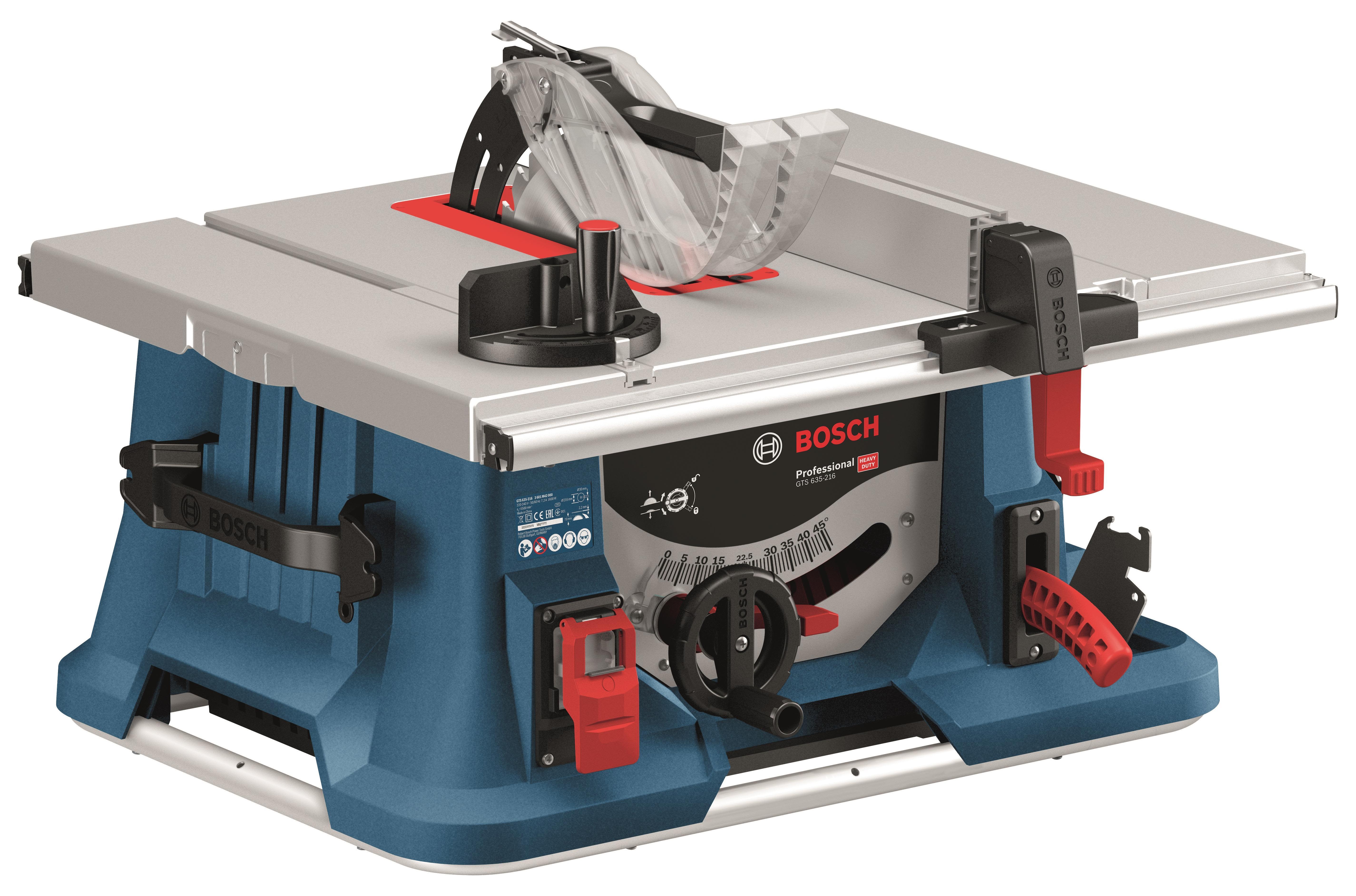 Bosch GTS 635-216 Bordrundsav 1600 W