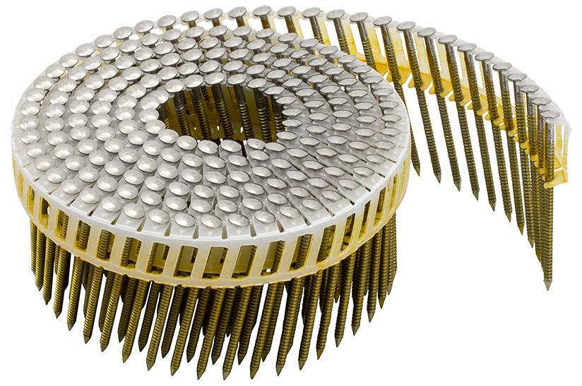 TJEP 839457 Ringspik PC, rundbandad, kullerskalle 2,5 x 55 mm, 2400-pack