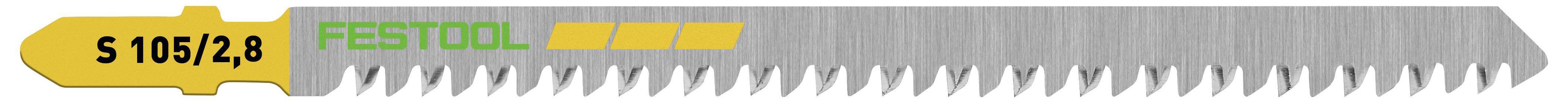 Festool WOOD STRAIGHT CUT S 105/2,8/5 Sticksågsblad 5-pack