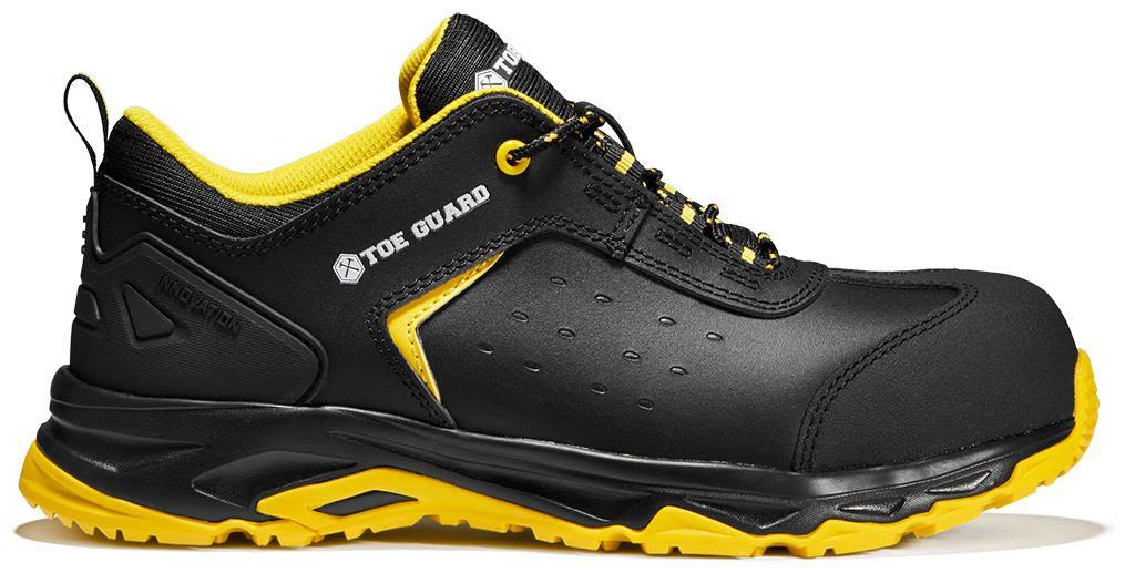 Toe Guard Wild Low Skyddssko svart/gul, S3, glasfiberhätta 42