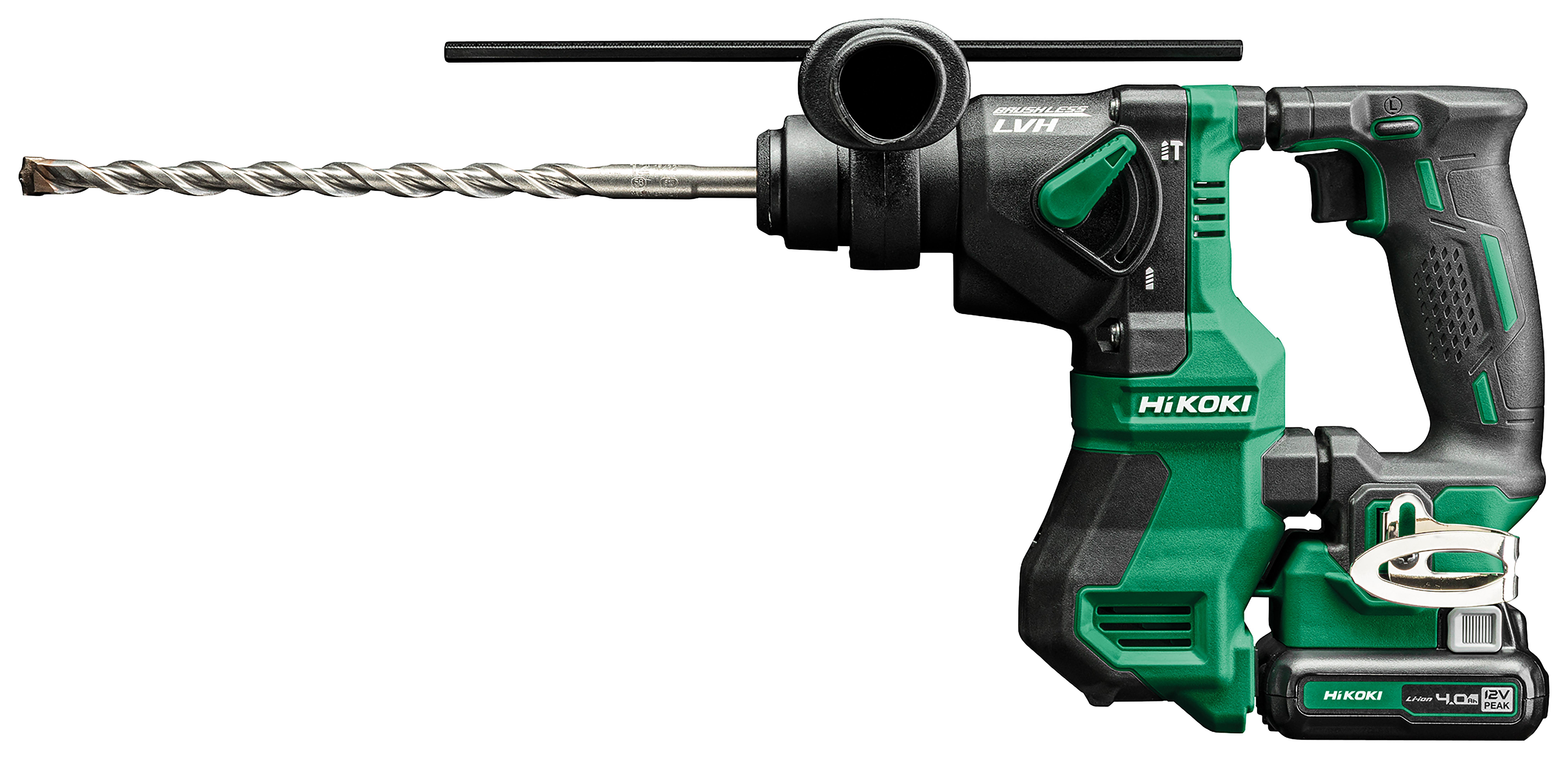 HiKOKI DH12DD Borrhammare med 4,0 Ah batterier och laddare