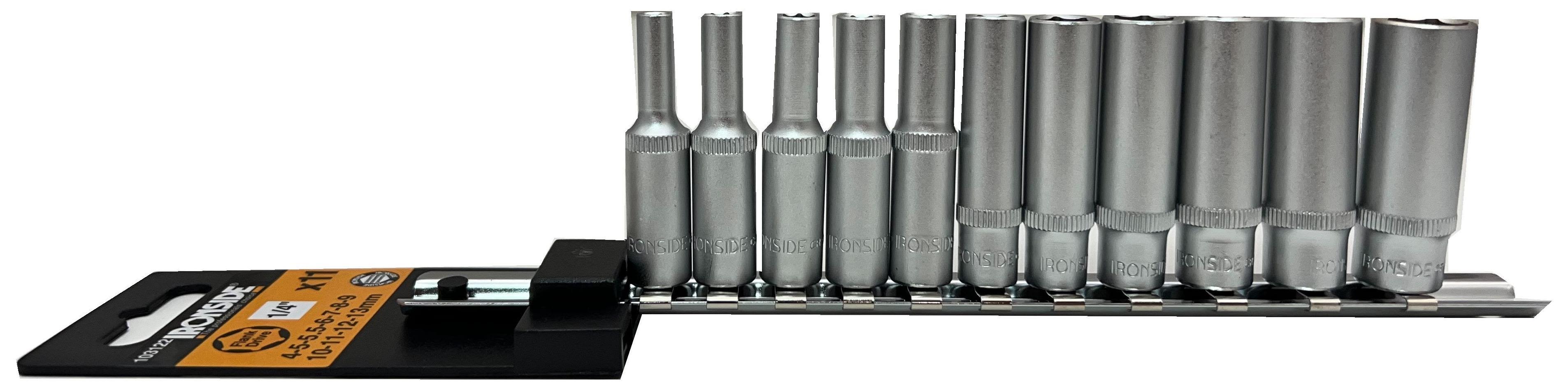 Ironside 103122 Hylssats 11 delar, 4-13 mm