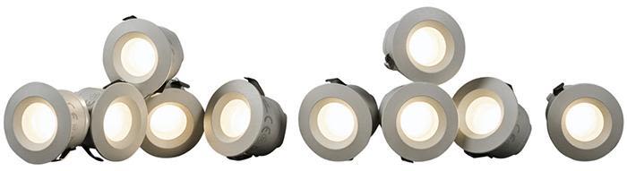 Hide-a-Lite Core Smart Downlight 45°, vit, 3000 K, 10-pack