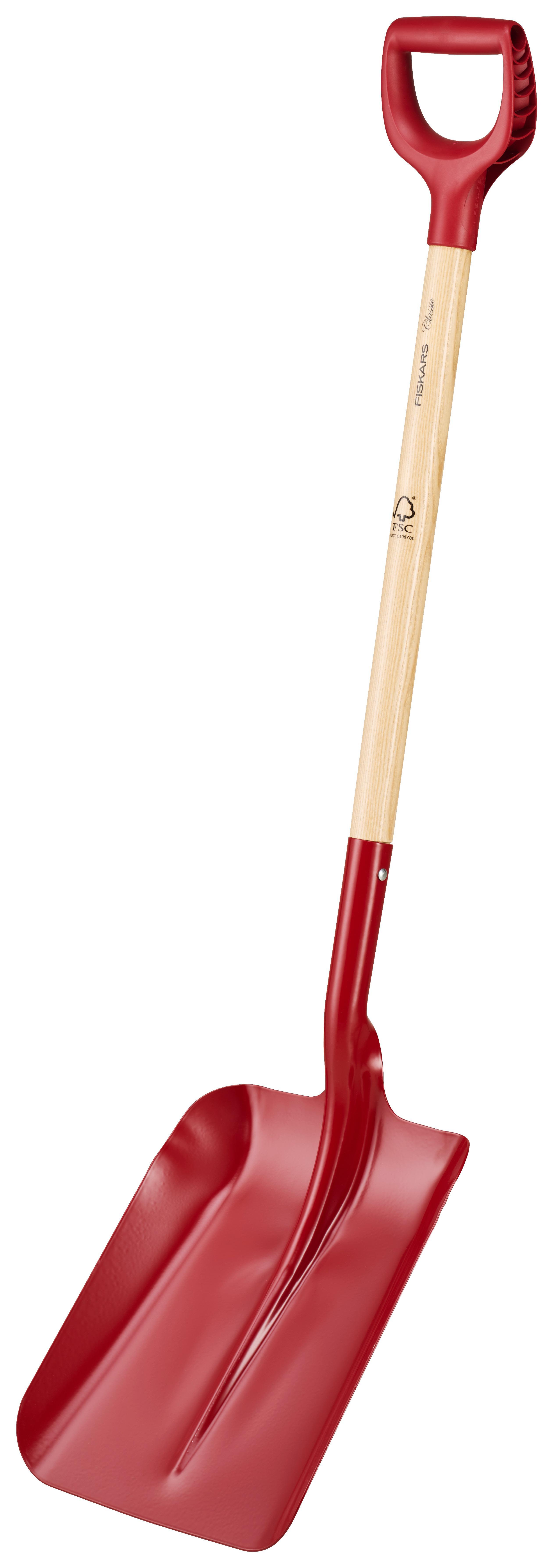 Fiskars 1073041 Skyffel aluminium, röd