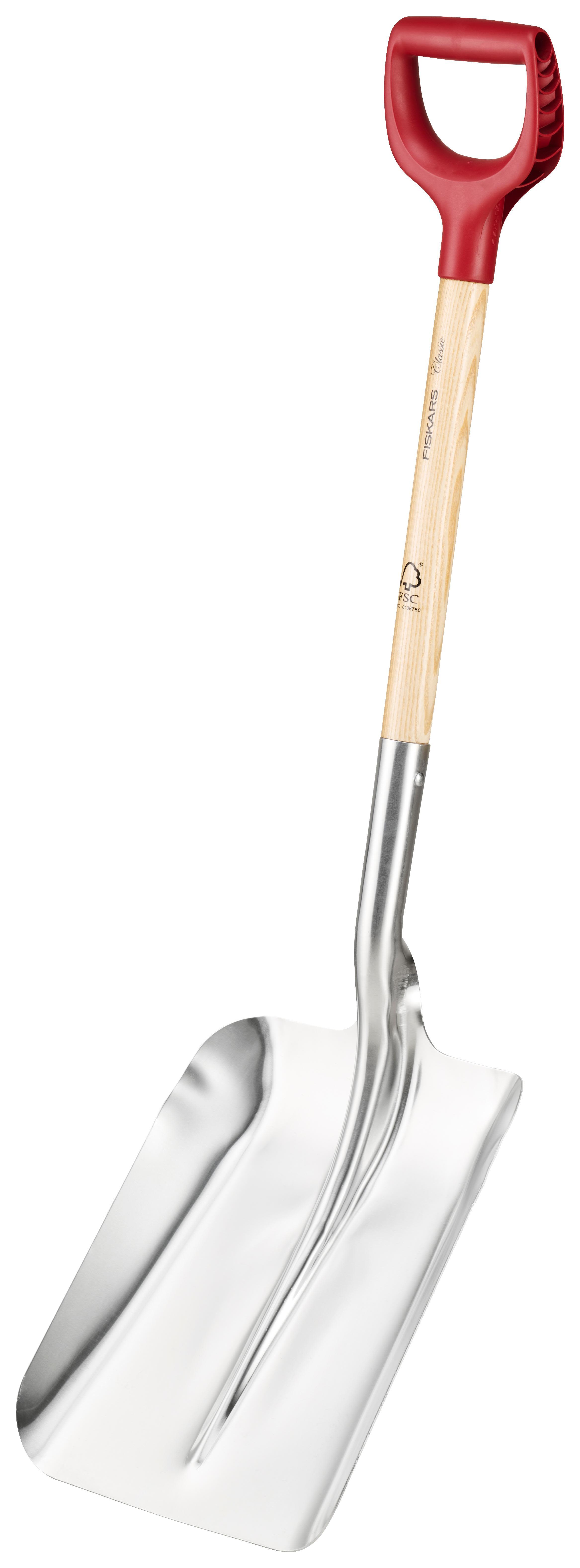 Fiskars 1073043 Skyffel aluminium, kort