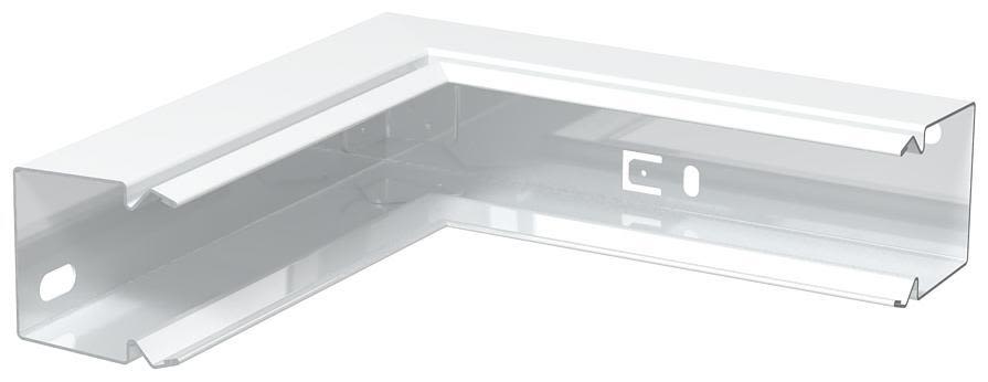 Obo Bettermann 6249167 Innerhörn elförzinkad, polarvit 40 x 40 mm