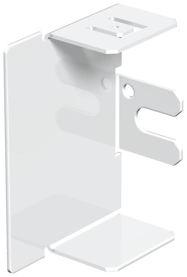 Obo Bettermann 6249426 Ändstycke vit stålplåt 40 x 60 mm