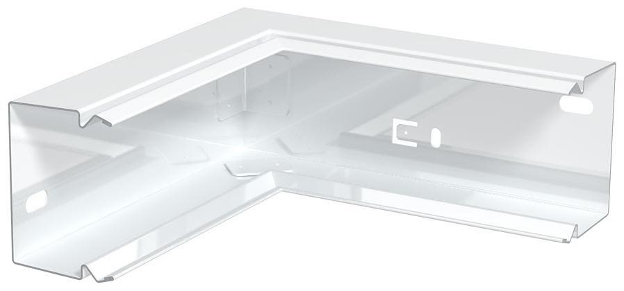 Obo Bettermann 6249175 Innerhörn elförzinkad, polarvit 60 x 40 mm