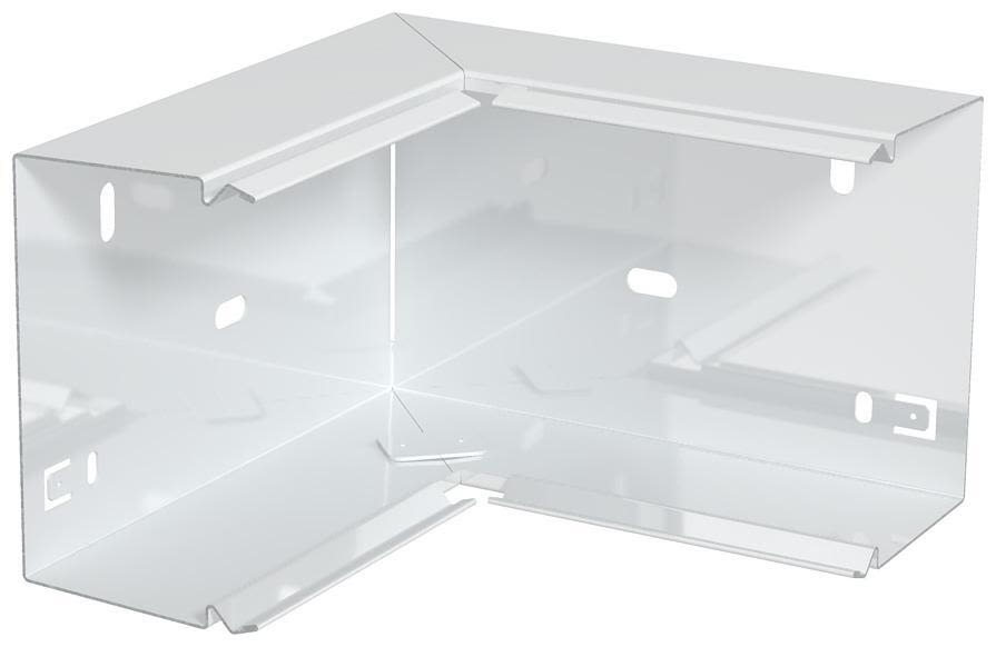 Obo Bettermann 6249639 Innerhörn elförzinkad, polarvit 100 x 60 mm