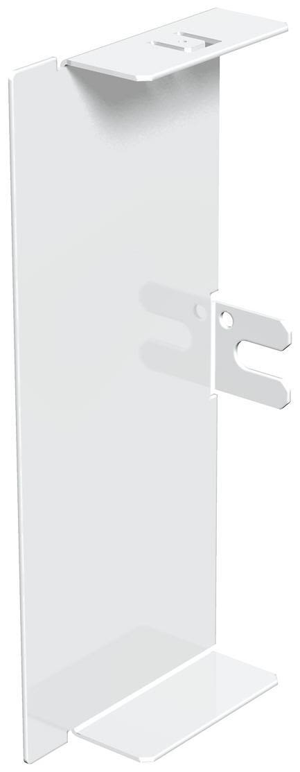Obo Bettermann 6249825 Ändstycke vit stålplåt 60 x 150 mm