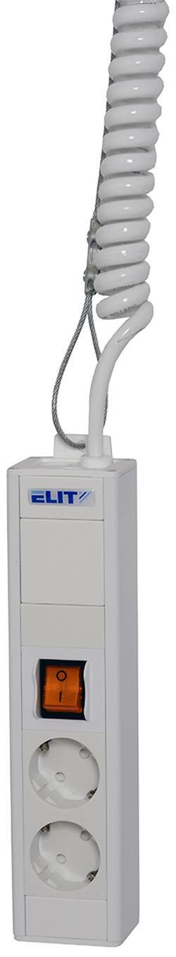Elit 1172580 Hänguttag 2 uttag, jordad