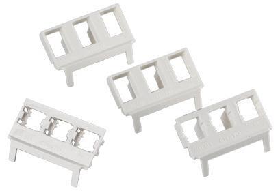 MP bolagen AUD51.2 Adapterplatta 3xRJ45, Keystone