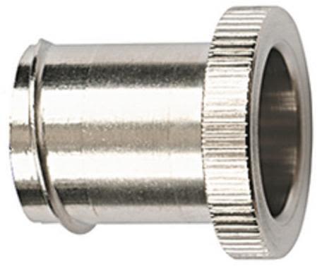 Hellermann Tyton 166-31800 Ändhylsa PCS-el, för stålslang Nominell Ø10 mm, 10-pack