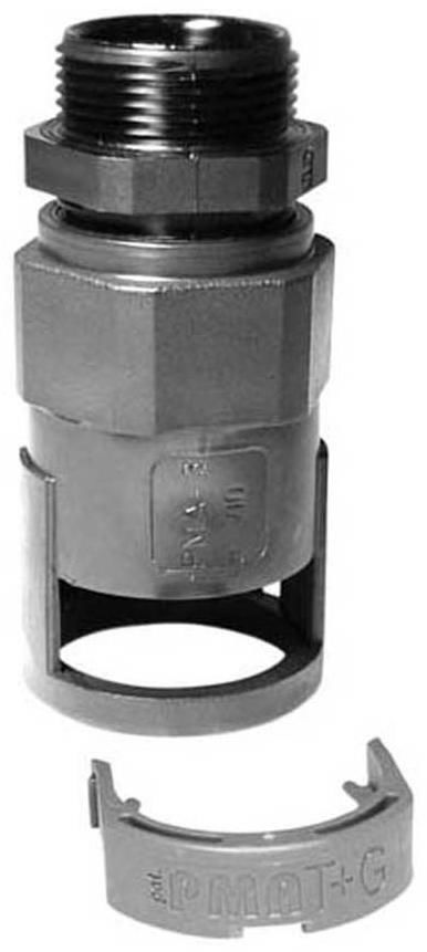 Rutab 1410362 Förskruvning med dragavlastning och snabbkoppling 17 mm, PG16