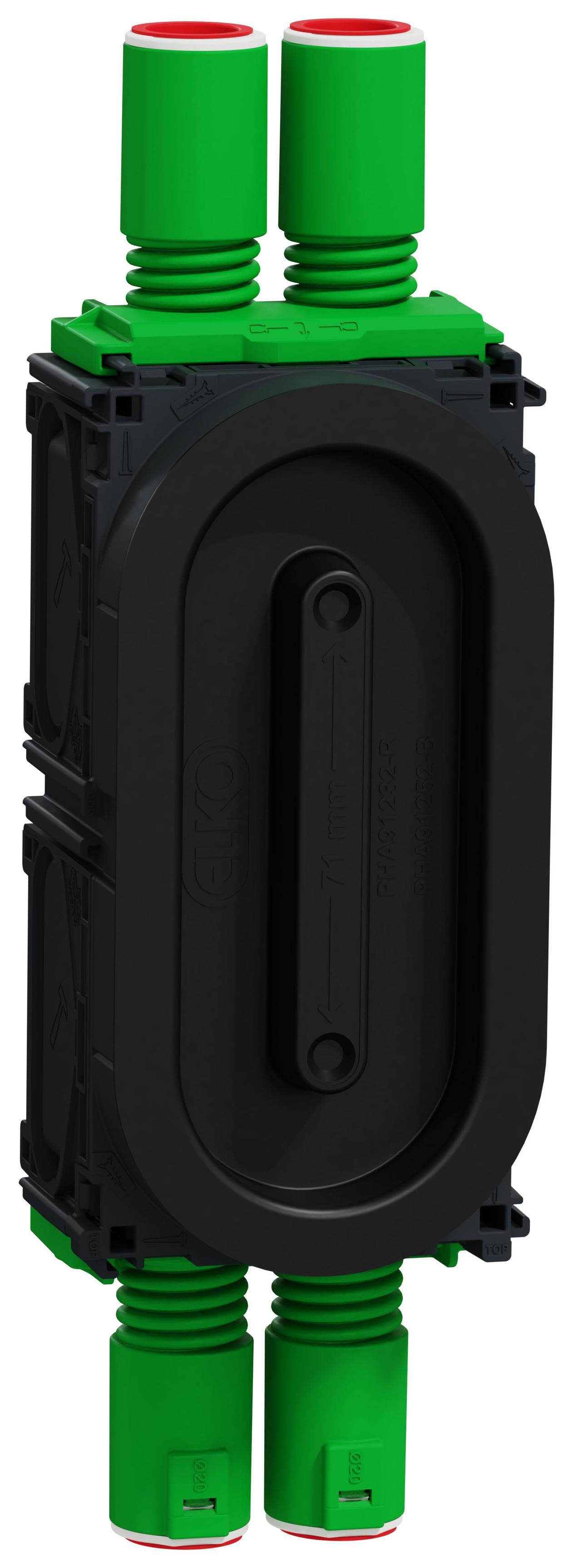 Schneider Electric IMT80266 Apparatdosa brandskydd, 13 mm, 4-stuts För dubbel apparatdosa