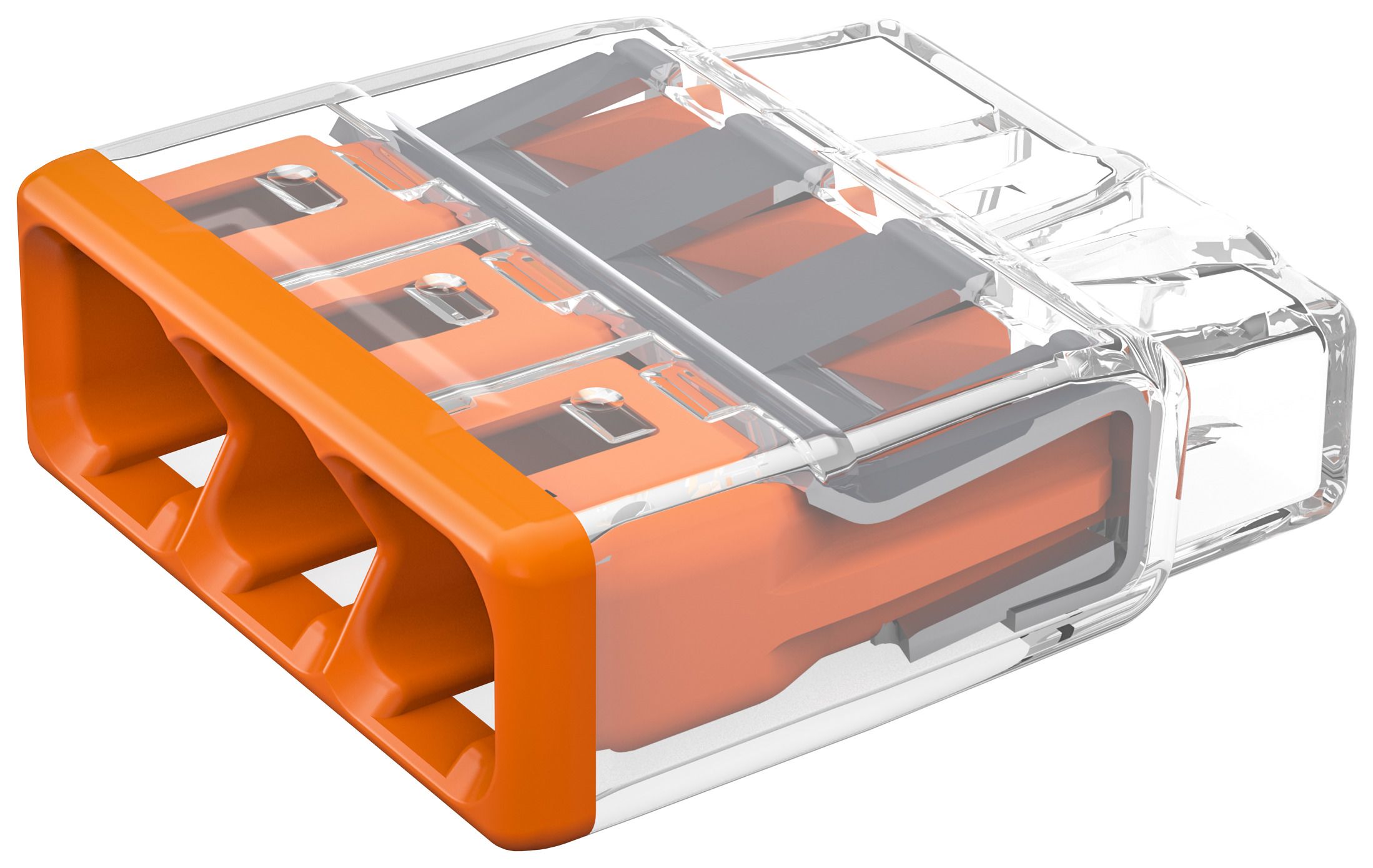 Wago 2773-403 Toppklämma 450 V 3-polig, orange, 100-pack