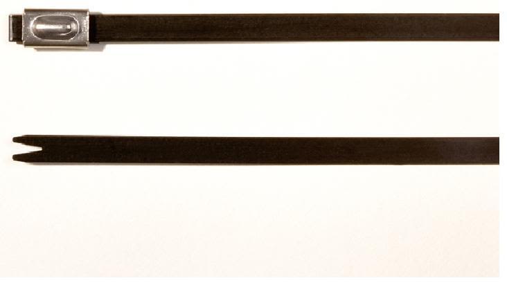 Hellermann Tyton 111-00289 Metallband bredd: 4.6 mm, 100-pack 201 mm