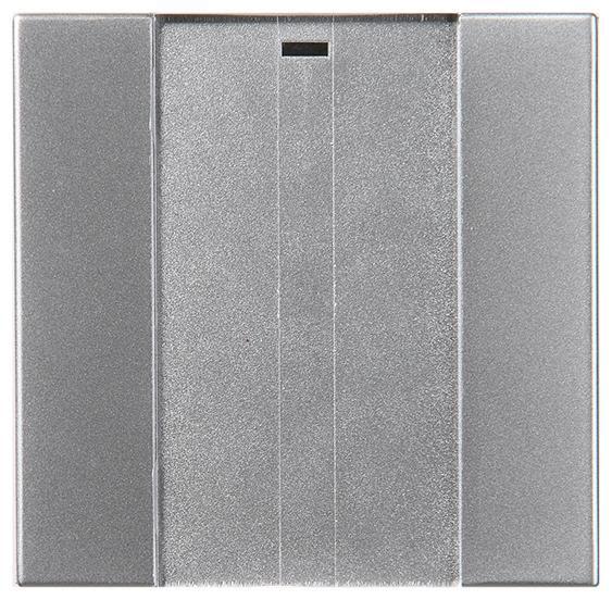 ABB Impressivo 6731-83-500 Tryckknapp 1-polig, trådlös Aluminium