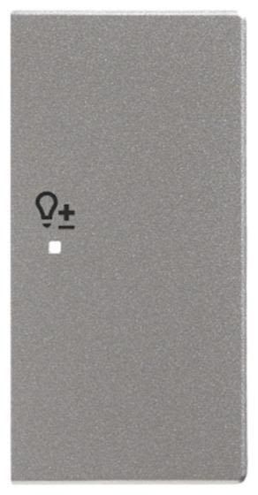 ABB Impressivo 6220-0-0259 Enkelvippa dimmer, höger Aluminium