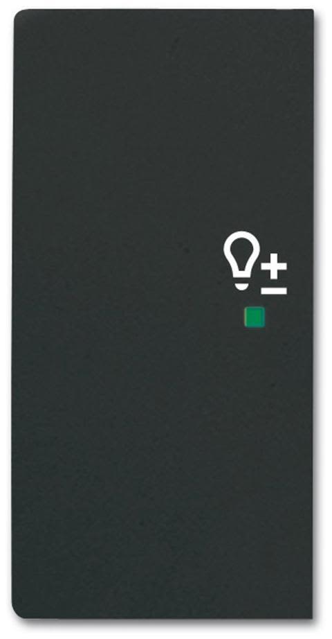 ABB Future Linear 6220-0-0627 Enkelvippa dimmer, matt, svart Vänster