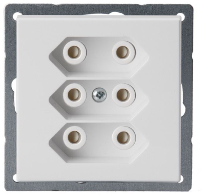 ABB Impressivo 303UC-84 Vägguttag Vit