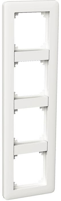 Schneider Electric Exxact Primo Kombinationsram vit, blank 4 fack