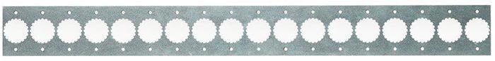 Vatette 1878255 Fixturplåt 40/160 mm, bockad kant