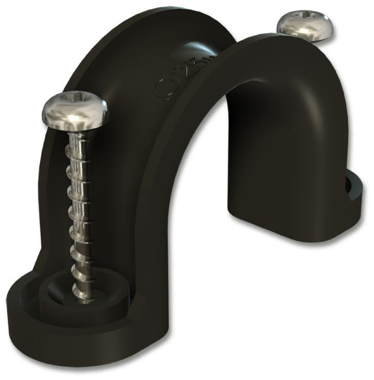 LK Systems 1880762 Plastklammer för tomrör 25 mm
