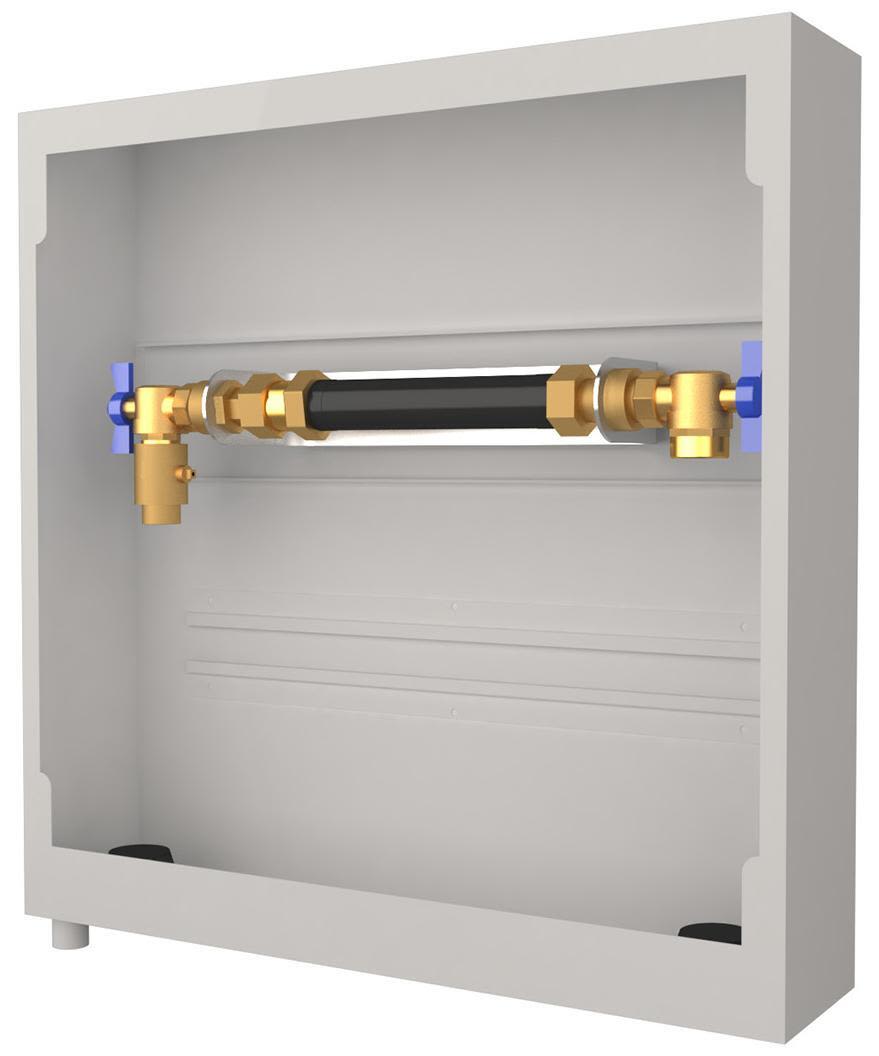 LK Systems 1882303 Vattenmätarskåp 550 x 550 mm Höger