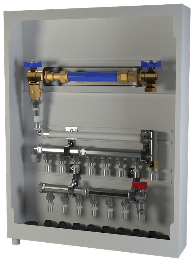 LK Systems 1882305 Vattenmätarskåp 550 x 550 mm Höger