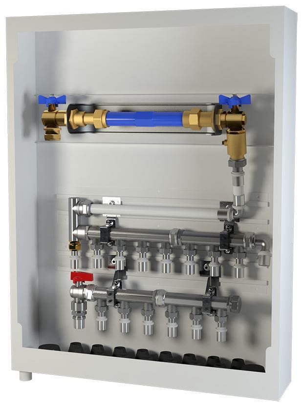 LK Systems 1882306 Vattenmätarskåp 550 x 550 mm Vänster