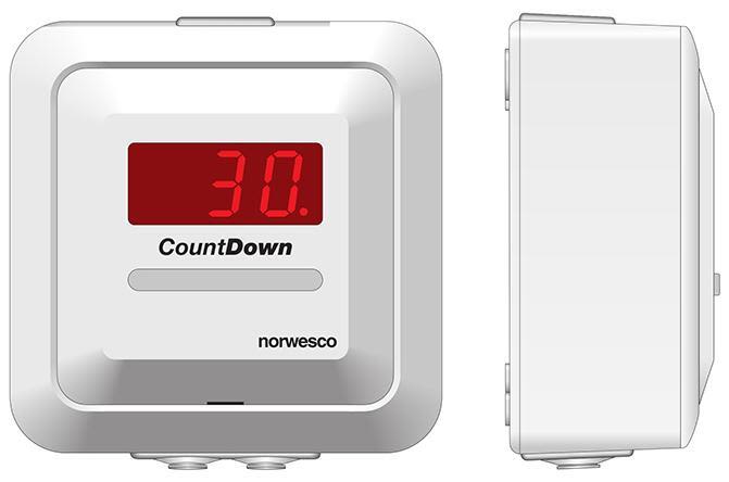 Norwesco 493000 Timer utanpåliggande, utan vägguttag