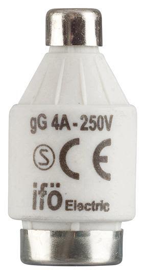 Ifö Electric gG D-säkring 250V 4A, 1-pack