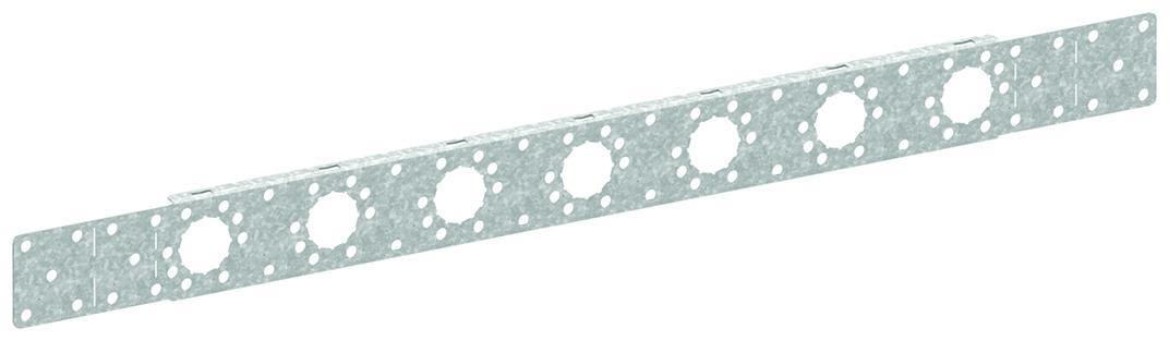 Vatette V6 Fixturplåt bockad kant, 54 mm 160 c/c