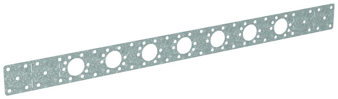 Vatette V6 Fixturplåt plan kant, 56 mm 150 c/c