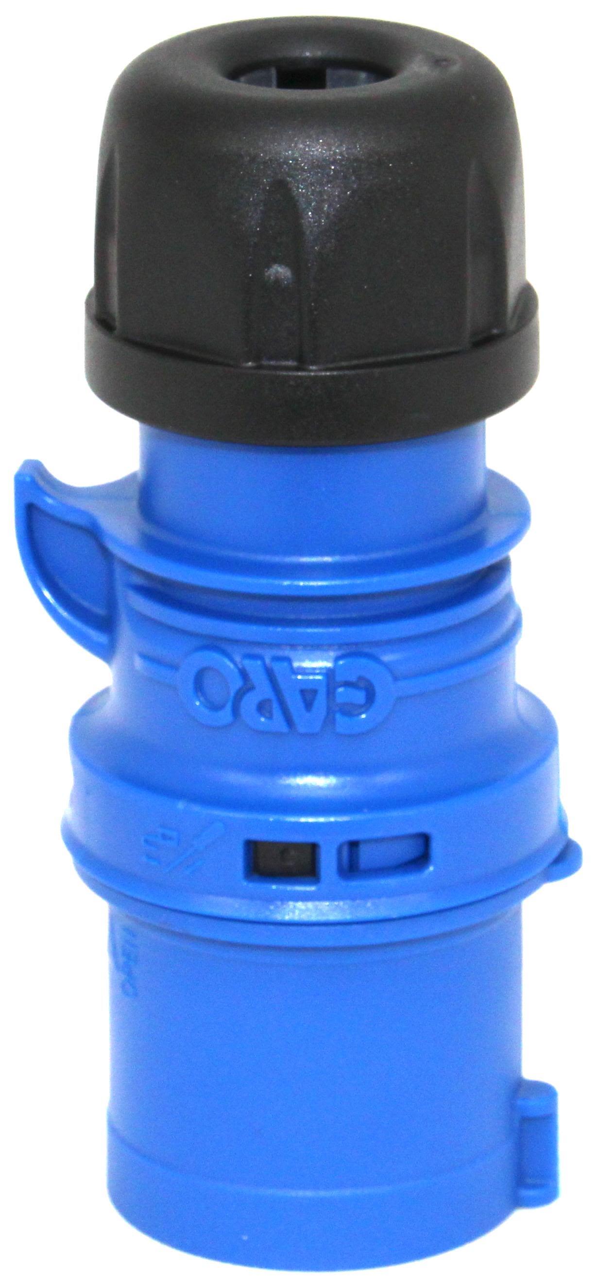 Garo Basic Stickpropp IP44 3-polig 16A 6h, blå