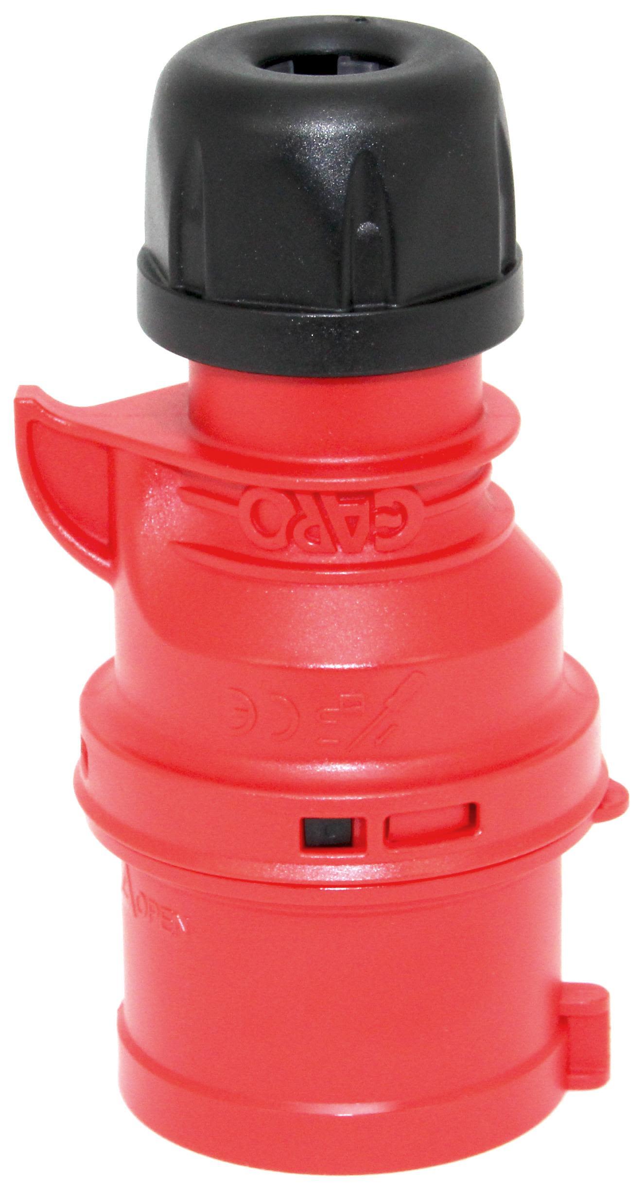 Garo Basic Stickpropp IP44 4-polig 16A 6h, röd