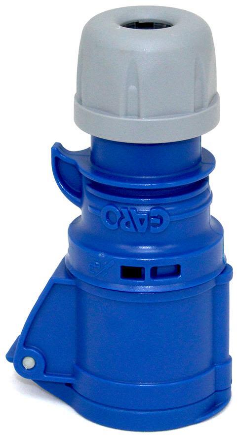 Garo Quick Skarvuttag IP44 3-polig 16A 6h, blå