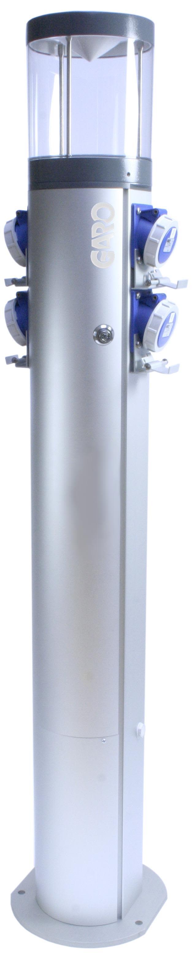 Garo 351919 Marinstolpe 4 x 1-fasuttag, 10 A