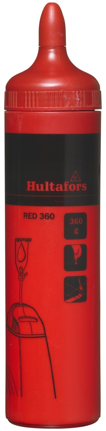 Hultafors RED 360 Snörslåkrita röd 360 g