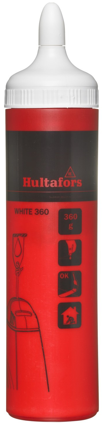 Hultafors WHITE 360 Snörslåkrita vit, 360 g