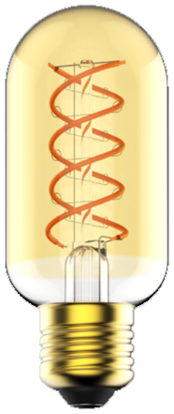 Nordlux DECO SPIRAL LED-lampa E27, 4,5W, T45