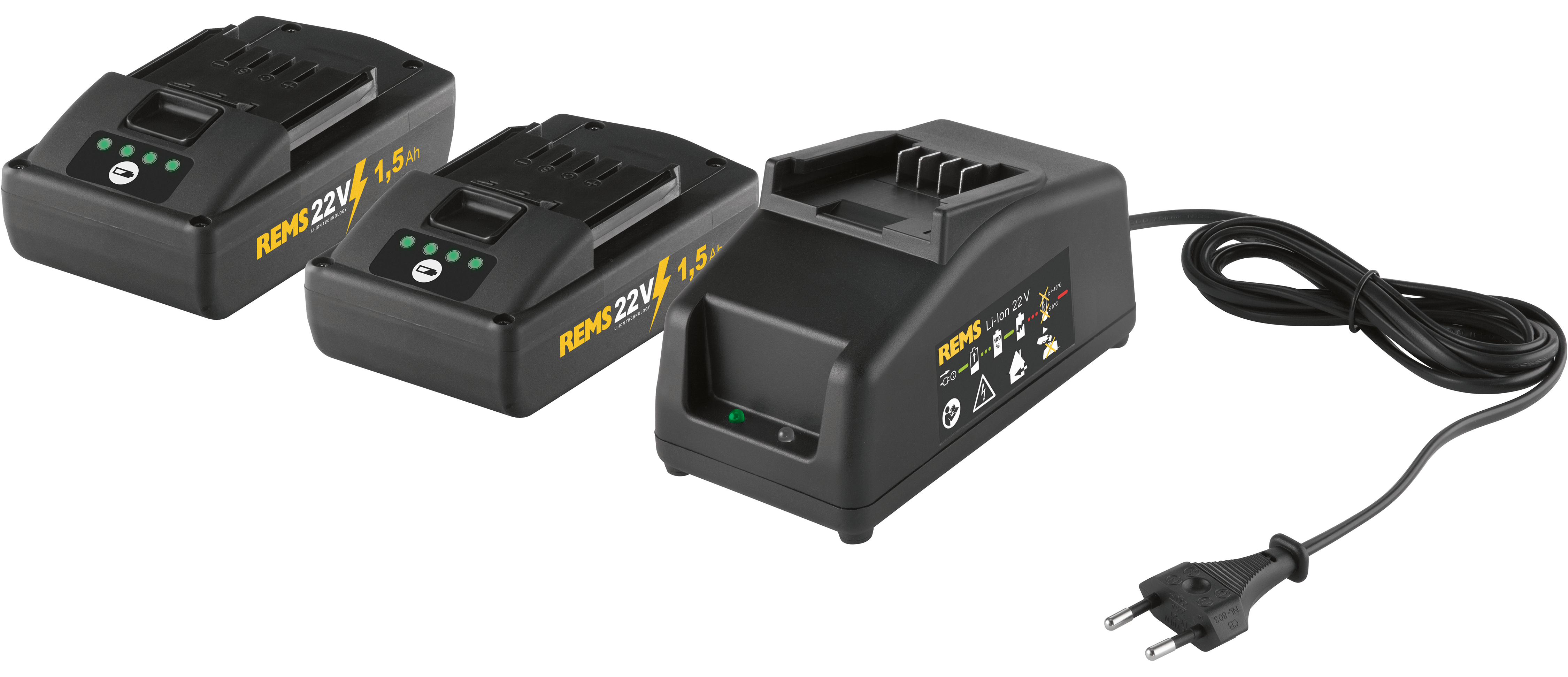 REMS 571589 R220 Laddpaket 1.5 Ah