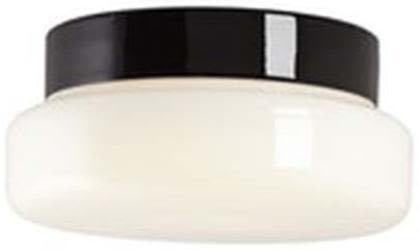 Ifö Electric Classic Takarmatur 13W, IP44, rak Svart