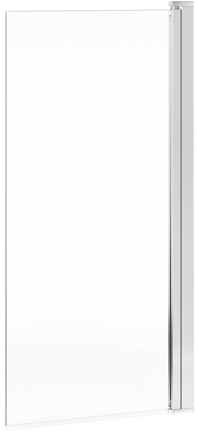 Gustavsberg Square Badkarsdörr klarglas, blankpolerad profil 80 cm