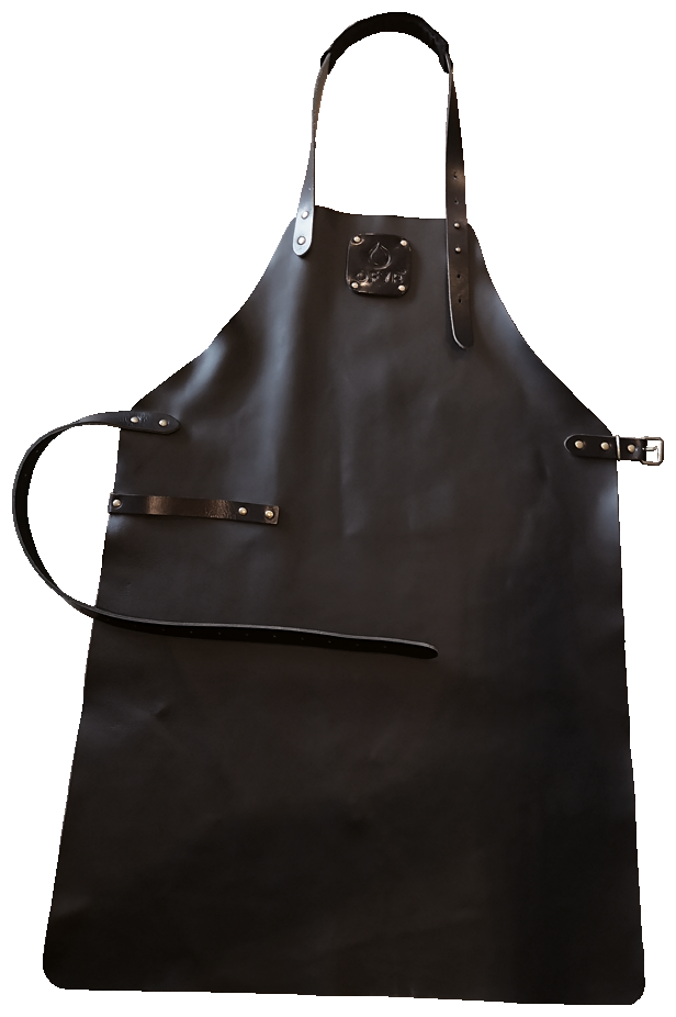 OFYR Leather Apron Black Förkläde läder Svart