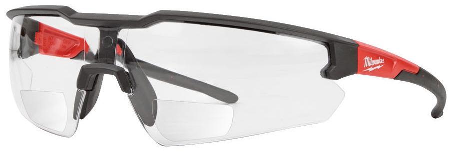 Milwaukee Magnified Skyddsglasögon klara linser med styrka +1 styrka +1